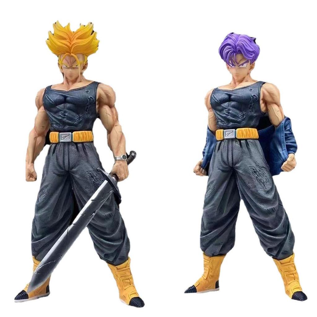 Dragon Ball, Saiyan, Trunks, Battle Suit, Two Scenes, Anime Figures, Ornaments