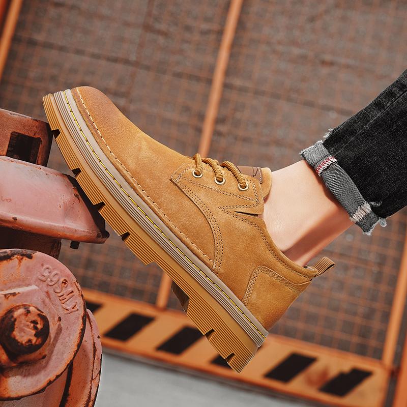 Mode Herren Lederschuhe Abendschuhe Handgefertigt Atmungsaktive Flats Sneakers Arbeitsschuhe