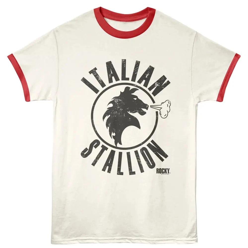 Rocky Italian Stallion Ringer T Shirt S