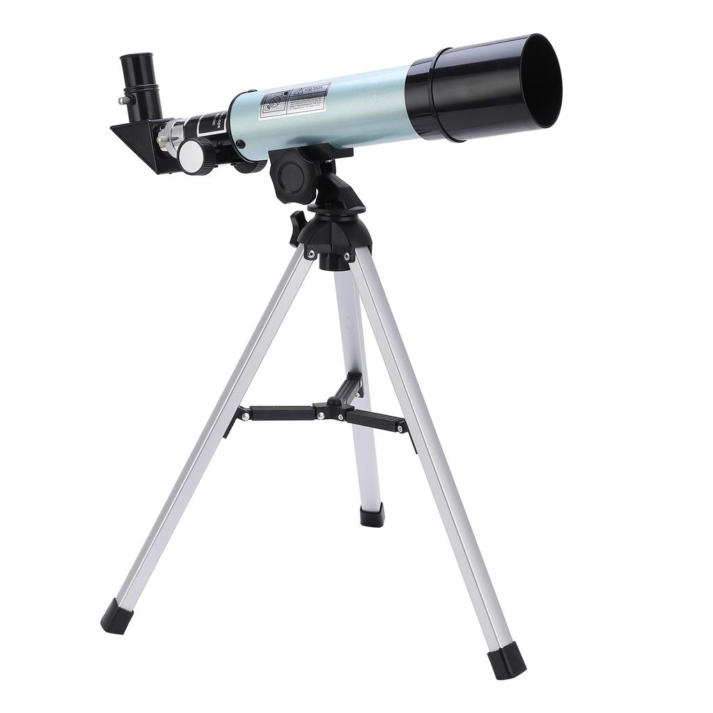 Teleskop für Kinder und Anfänger Tragbares Refraktorteleskop 90-fache Vergrößerung mit Stativ und