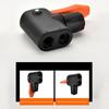 Valve Convertor Dual Head Pumping Parts Bike Pump Nozzle Hose Adapter Bicycle Pump Air Nozzle