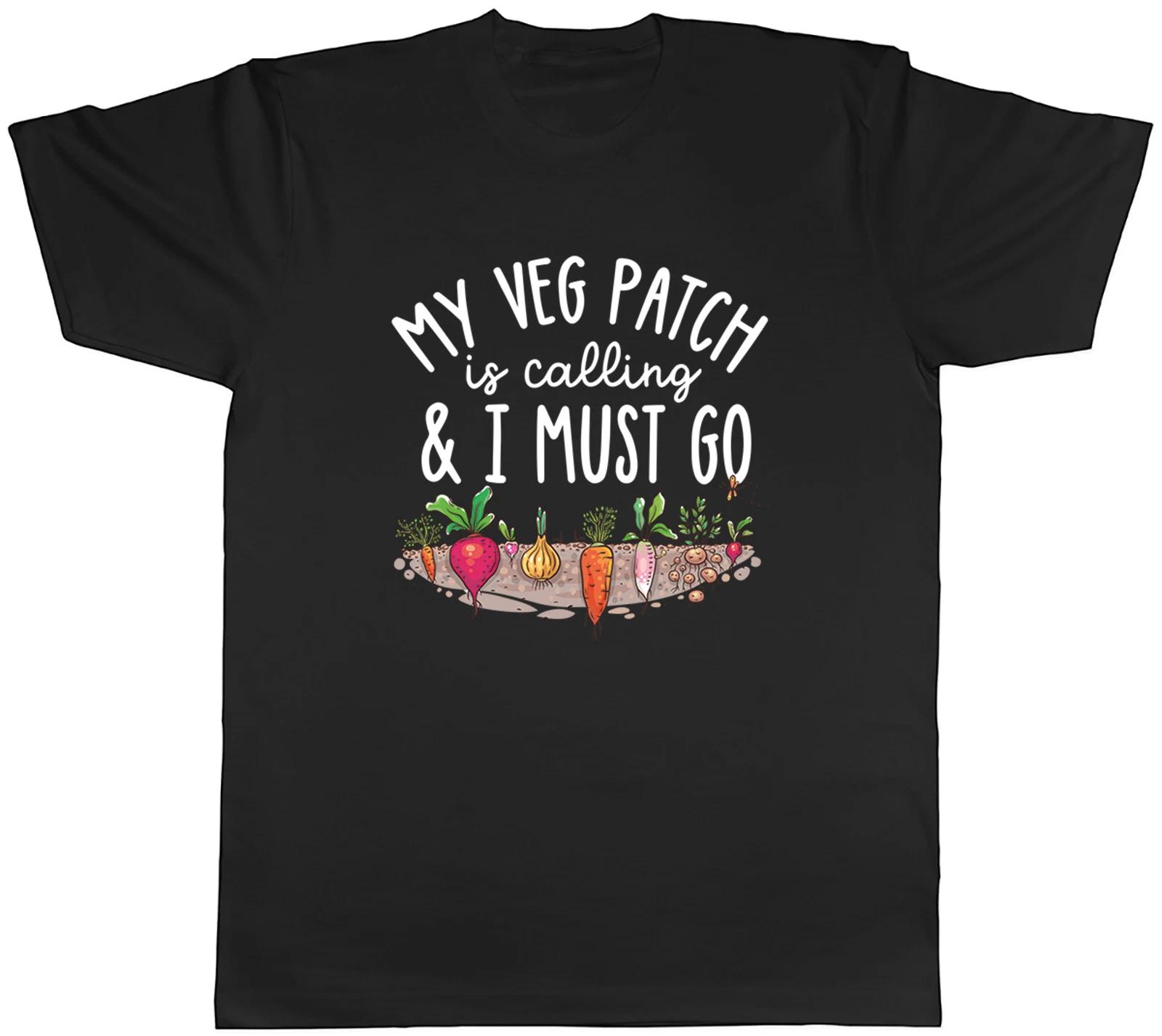 My Veg Patch is Calling & I Must Go Allotment Mens T-Shirt Tee Gift Top XL