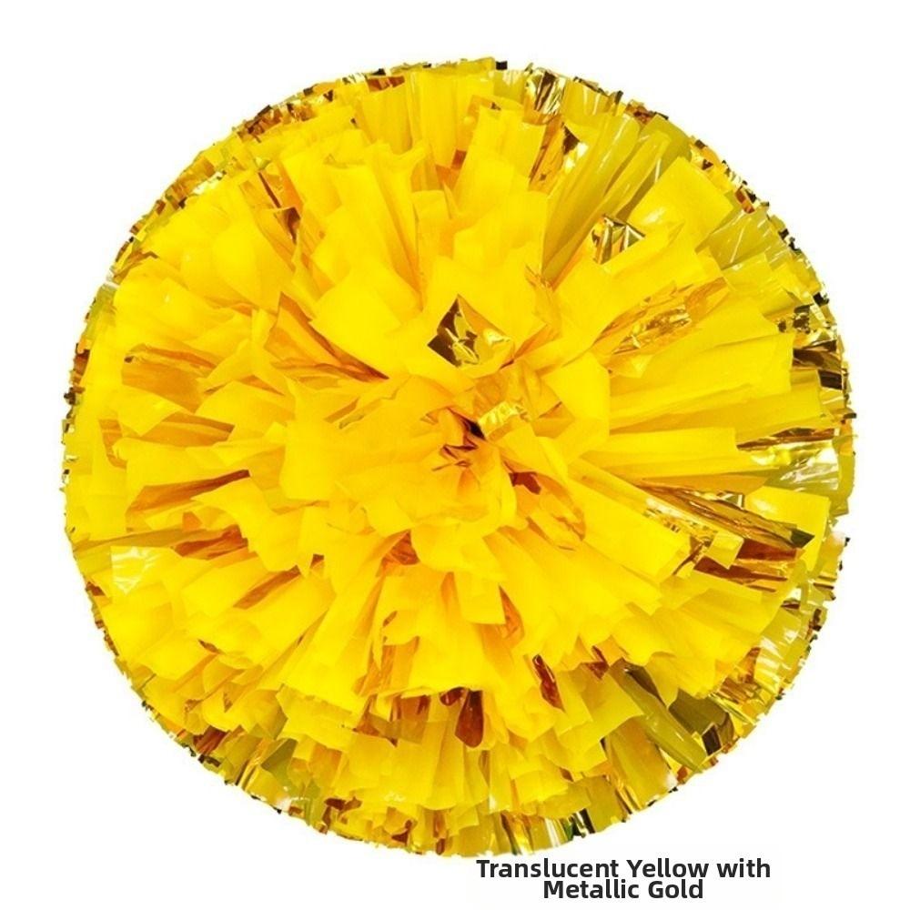 25cm Kids Game Pom Poms PET Come On Props Cheap Practical Cheerleading Multicolors Sports Match Vocal Ball Club Supplies