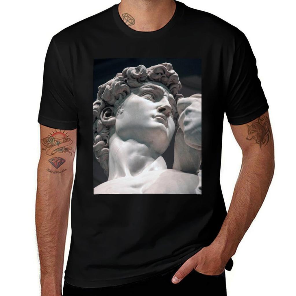 Greek Statue Of David Vaporwave Tshirt Active Wear Sports Tshirt For Unisex