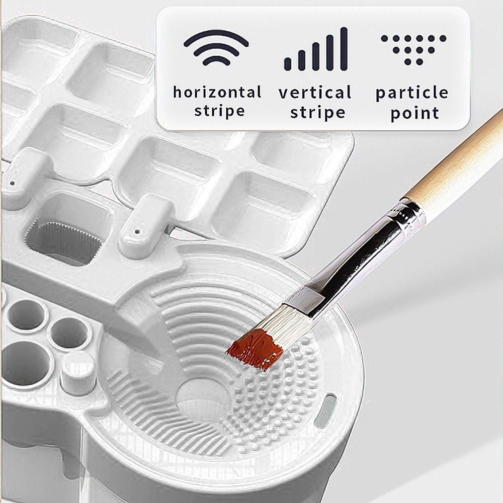 Large Capacity Paint Brush Cleaner Detachable Paintbrush Rinser Painting Cleaning Supplies  Kids