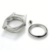 39/36mm Engine-Turned Bezel Watch Case Ref.115210 For Seiko Oyster Perpetual Date NH35/36 Automatic Movement Sapphire Mod Parts