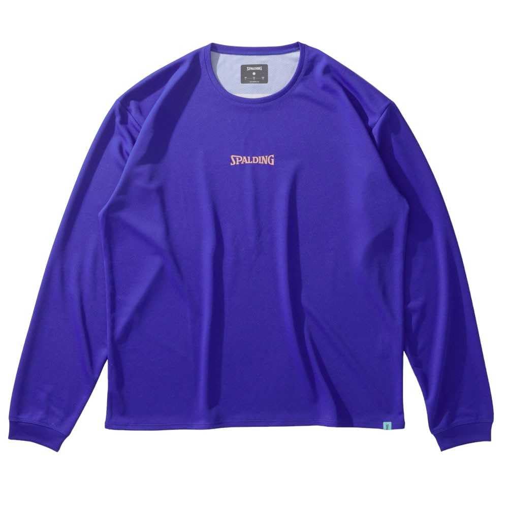 SPALDING SpongeBob SquarePants Big Face Deep Sea Long Sleeve T-Shirt, Size S (SMT24144S)