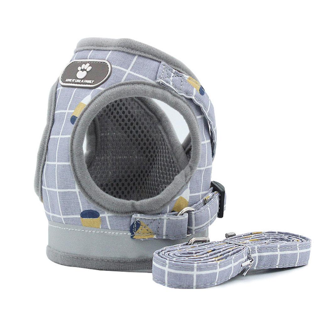 Cat Vest Harness Small Dog Harness for Walking Pet Puppy Mesh Harness with Reflective Strap Step In Adjustable Harness for Cats