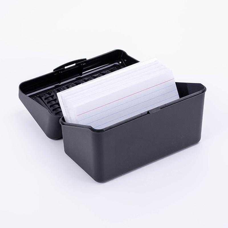 Notes Card Storage for Case Holds Up 300 Cards for 3 X 5 Inches Business Name Ca