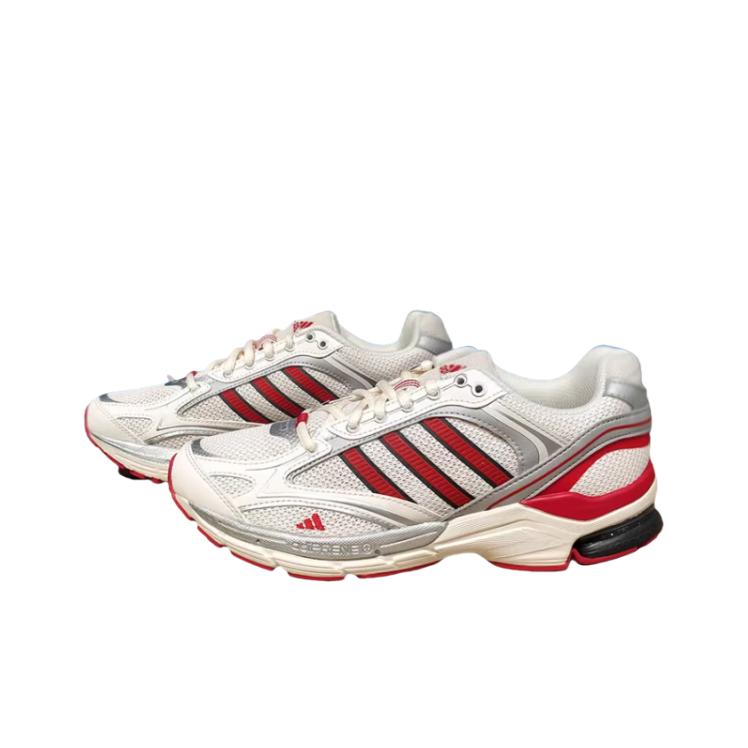 Adidas Spiritain 2000 Fashionable Durable Low-Top Casual Running Shoes Unisex Sneakers White JS3030