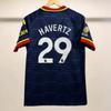 Mens Short Sleeve Football Jersey Premium Fan Edition Striped Design Arsenal Home Match Support