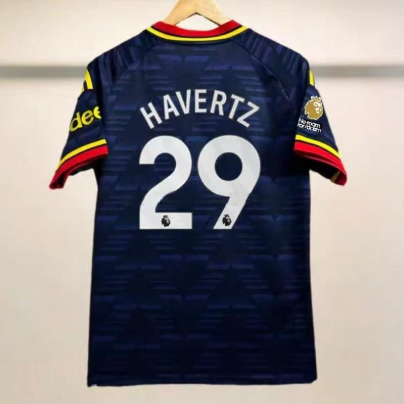Mens Short Sleeve Football Jersey Premium Fan Edition Striped Design Arsenal Home Match Support