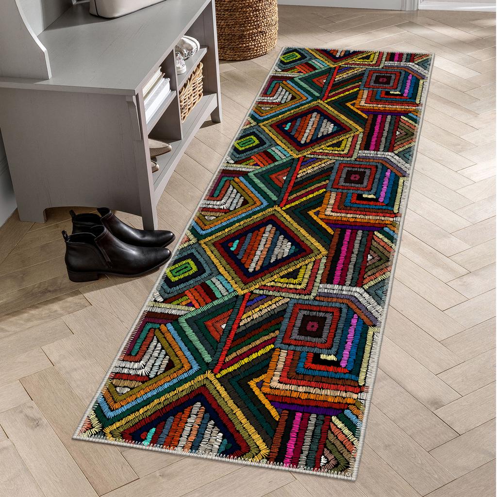 Decorative Area Rugs, Rugs For Living Room, Machine Washable Rug, Non Slip Rug