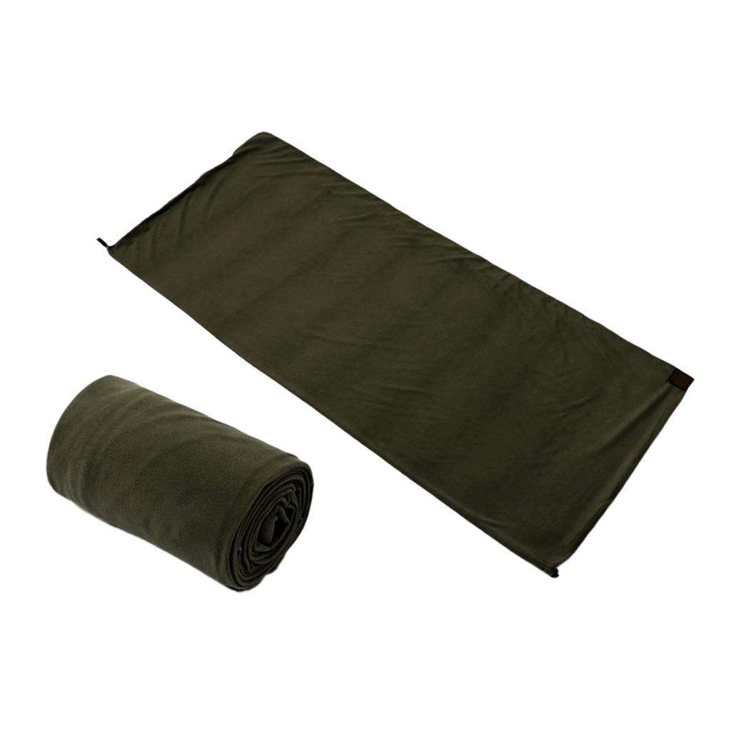 Campingsovsäckar Liner Bärbar Ultralätt Fleece Sovsäck Varm Liner Campingtält Sängmatta För Vandring Campingtillbehör