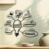 Creative Business Metal Wall Art Lightbulb Design Motivational Office Decor for Entrepreneurs Managers