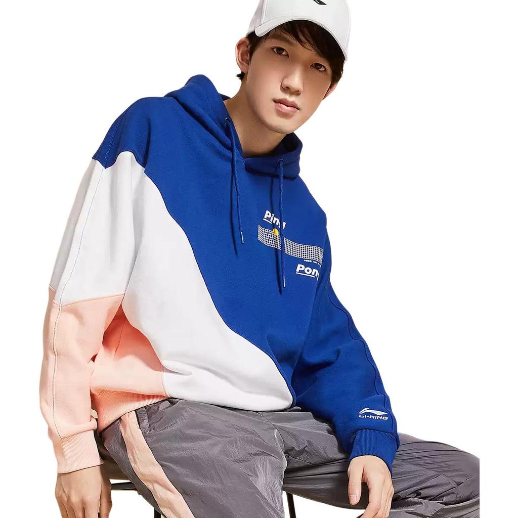 Li Ning SS20 Sweatshirt Unisex Blue Couple's AWDQ337-1