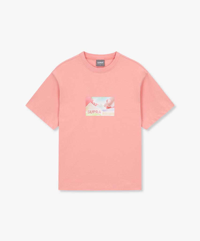 SUPRA Women'S Box Gradient Short Sleeve T-Shirt (Pink)