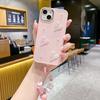 Suitable for Apple 16PRO Metal Photo Frame Pearl Love Mobile Phone Case IPhone 7P/XR Solid Color Protection Case