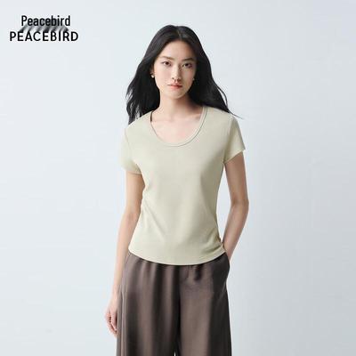 Peacebird Commuter Short-Sleeved T-Shirt AACNG2A1701