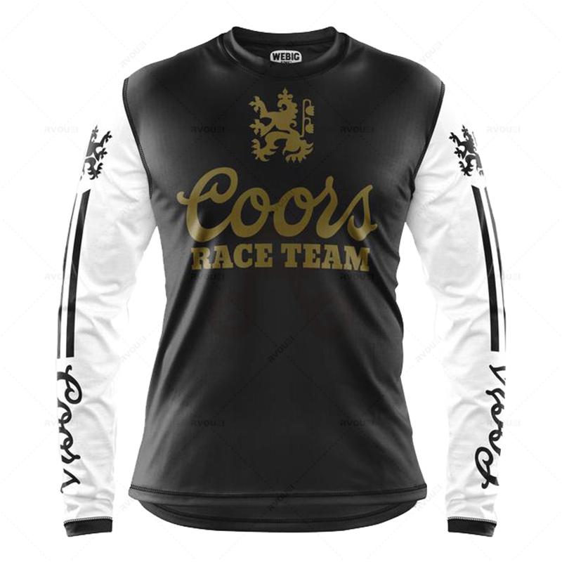 2023 Motorcycle Mountain Bike Jersey MTB Offroad Bicycle Locomotive Shirt Cross Country Enduro Camping Fishing Hunting Clothes