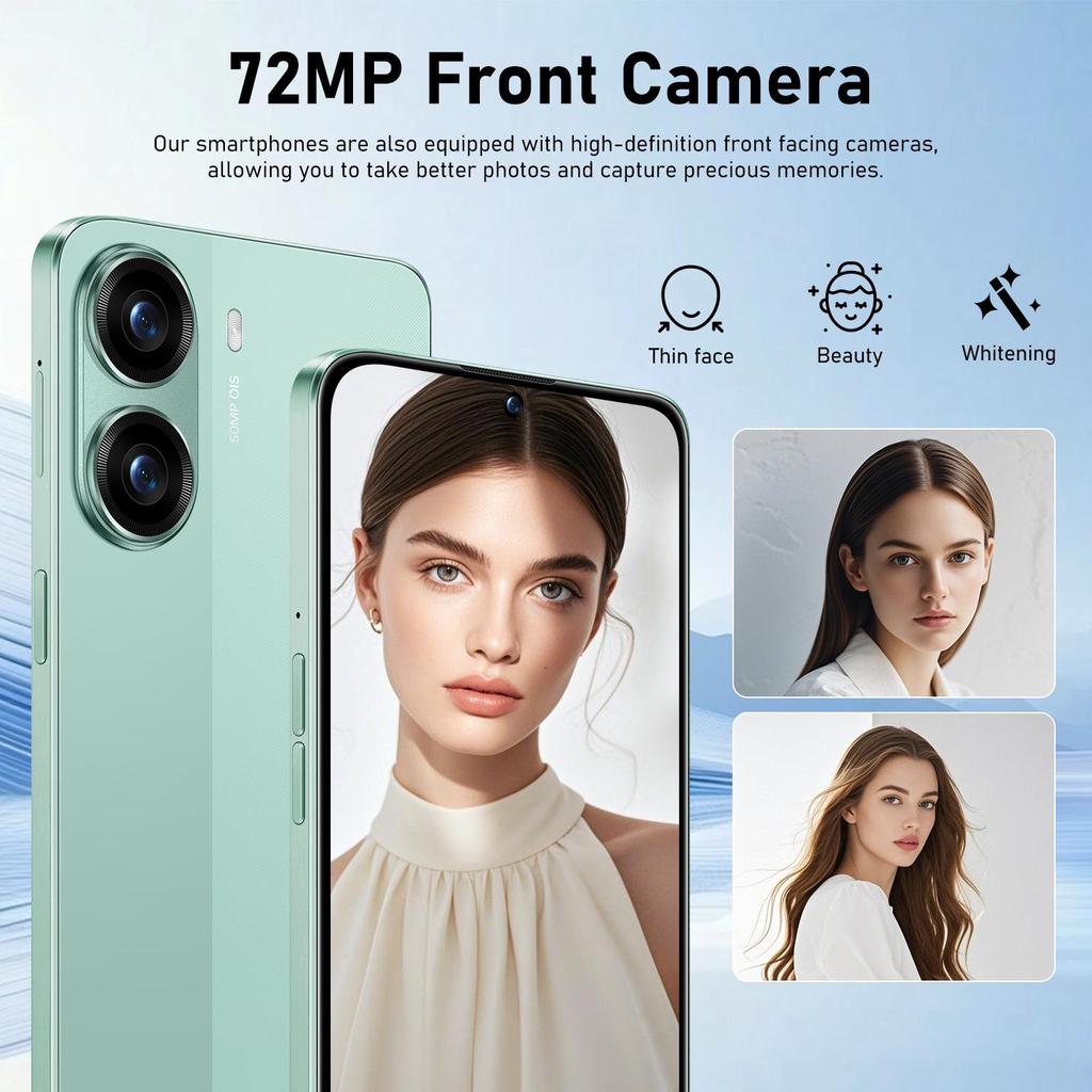 X7 Pro 7.3-inch 4G Android 15 Mobile Phone, 3+16GB