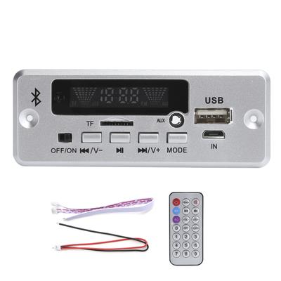 02CABT Decoding Board Universal WAV Decoding Module MP3 Decoder Board with Bluetooth CallSilver