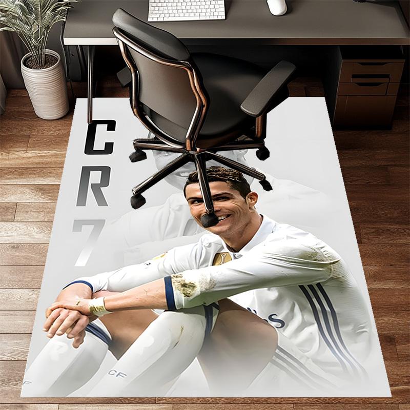 1pc Number 7 Soccer Design Printed Area Rug Carpet for Bedroom Living Room Home Decor Rugs Mat Non Slip Mat Rug for Bedside