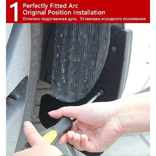 4pcs Mudflaps For Land Rover Discovery 4 LR4 2010-2016 2015 2014 Fender Splash Guards Fender Mudguards Mud Flaps Car Accessories