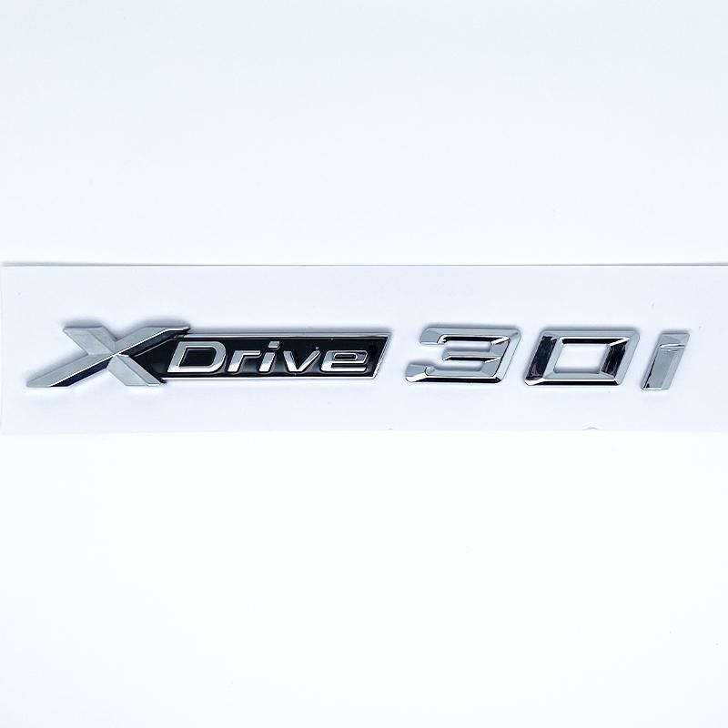 3D Xdrive 301 30d 35i 35d Car Fender Emblem Trunk Badge Sticker For BMW X1 X3 X4 X5 X6 X7 Logo Accessories