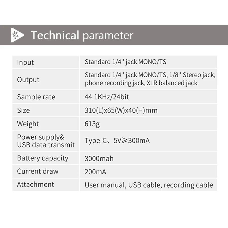 Tank-B Pro Bass Processor | 36 Custom FX Chains + IR Cab Sim | 9 Preamp/8 Slot Studio System W/USB-C Fast Charge