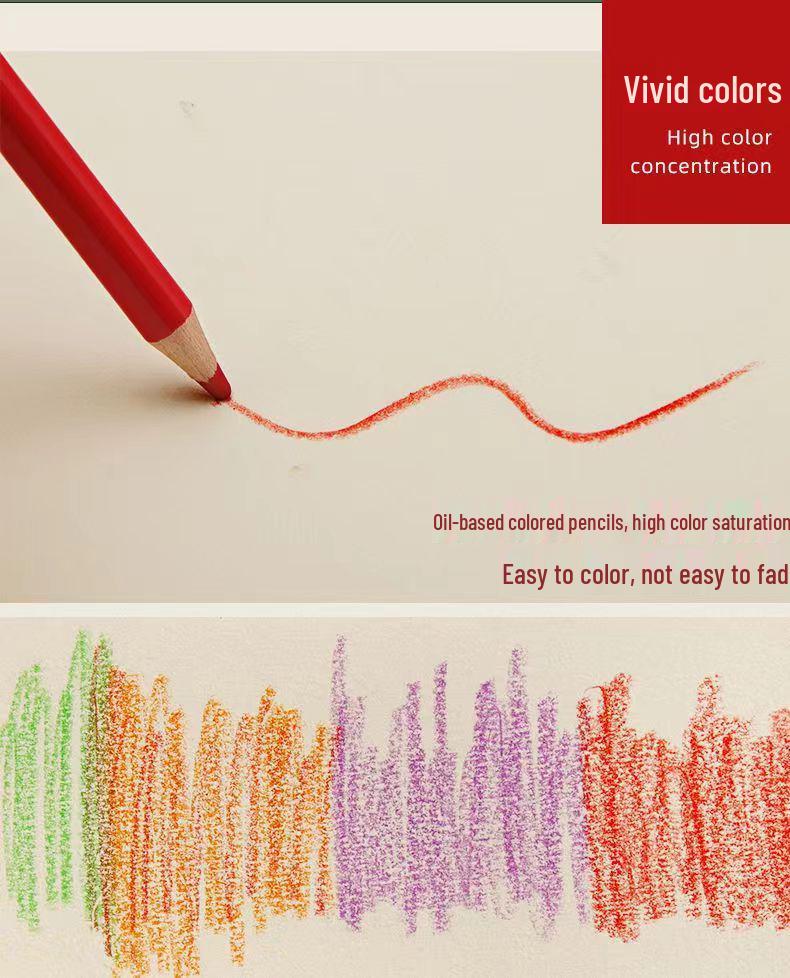 NeoNio Professional Water-Soluble Oil-Based Colored Pencils Set, 100 & 120 Colors in Iron Box for Hand-Painting