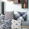 4Pc Stylish Geometric Patterned Pillowcasessuitable For Sofa Car Bedroom Decorative Cushion Cover Pillow Cover