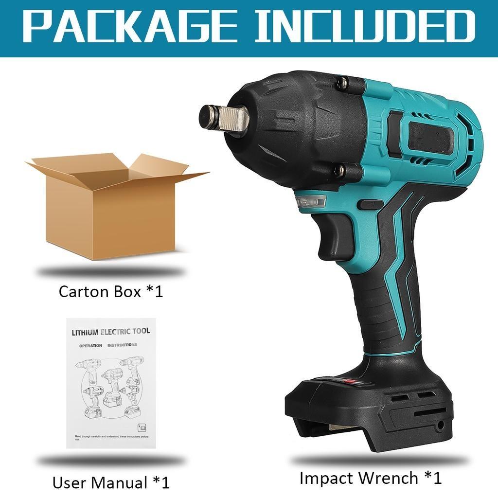 588VF Brushless High Torque Electric Impact Wrench Car Truck Repair For  18V Battery