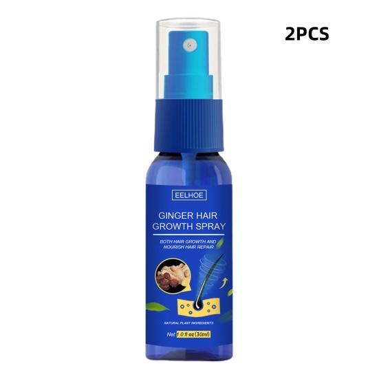EELHOE Plant Extracts 30ML Hair Building Liquid Natural Healthy Ginger Hair Growth Spray for Salon