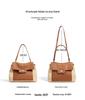 2025 Women's High-End Woven Summer Tote: Casual Crossbody & Single Shoulder Bag