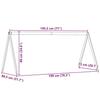 VidaXL Toit de lit pour enfants 199x80,5x88 cm bois de pin massif, toit de lit, baldaquin de lit pour enfant, toit pour lit 846957