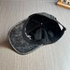 Wide Brim Denim Baseball Cap Korean Style Casual Duckbill Hat Letter Embroidery Peaked Cap  Women