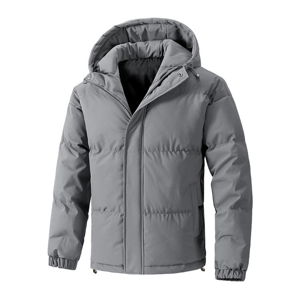 Multi-color Slim-fit Thickened Cotton-padded Coat Men's Large Size Winter New Loose Hooded Cotton-padded Jacket Bread Jacket Short Warm Men