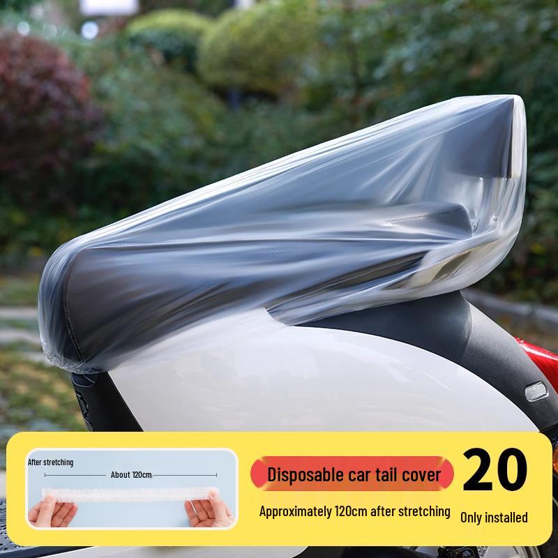 **Vodotěsný univerzální potah na sedadlo elektrického vozidla**: Průhledná, jednorázová a prachotěsná ochrana pro sedadla vašeho elektromobilu.