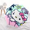 1pc Hello Kitty,Coloring Book Automatic Umbrella-Foldable, Durable 8-Bone Design, Compact and Stylish, Great for Camping, Halloween, Christm