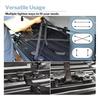 Premium-Roof Box U-Bolt Clamps(4 Pcs), 85Mm Width U-Bracket Clips With 8 Lock Nuts& 2 Straps- Rooftop Cargo Carrier Rack Mountin