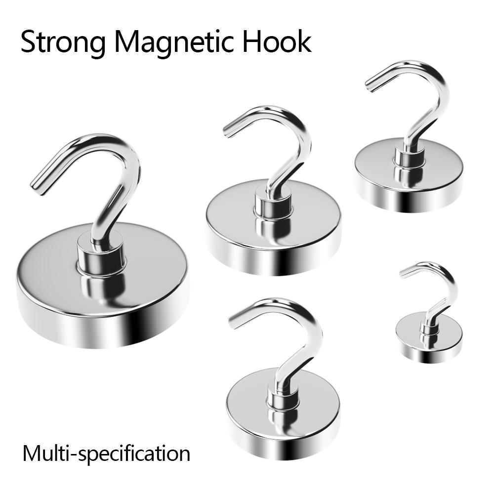 J10-J42MM Strong Magnetic Hook Multi Purpose Storage Hook Household Kitchen Storage Hook Key Storage Hook Bathroom Hanger
