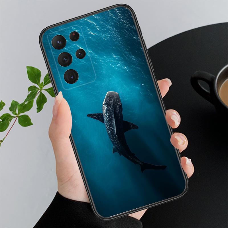 Phone Case For Samsung A17 A55 A16 A56 A35 A15 A53 A54 A33 A34 A25 A05S A52 A52S A07 A26 A06 Sea Summer Dolphin Shark Turtle