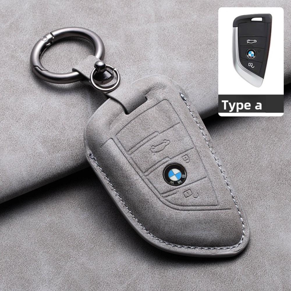 For BMW Key Cover for 5 Series 3 Series 525li 530 X1 X3 X4 X5 118i Hollow Design Protective Shell with Blade Keychain