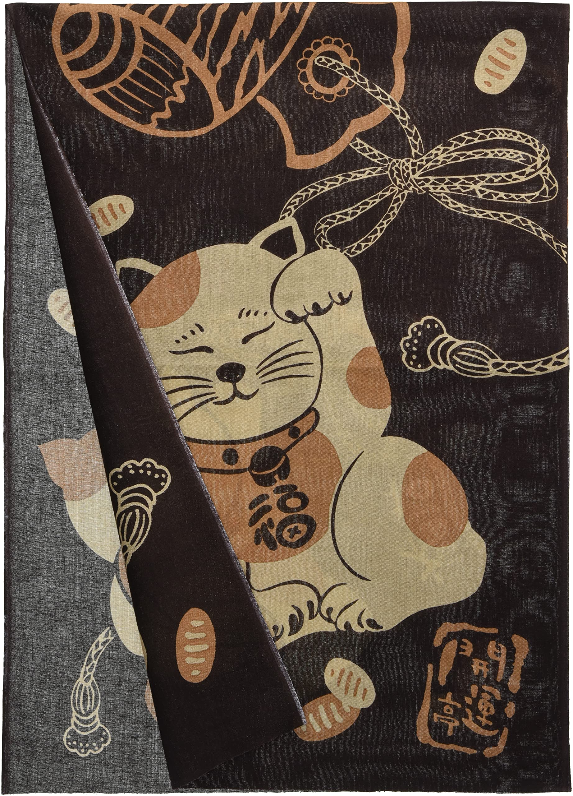 Kaiuntei Lucky Hand Towel Lucky Maneki Neko 060043