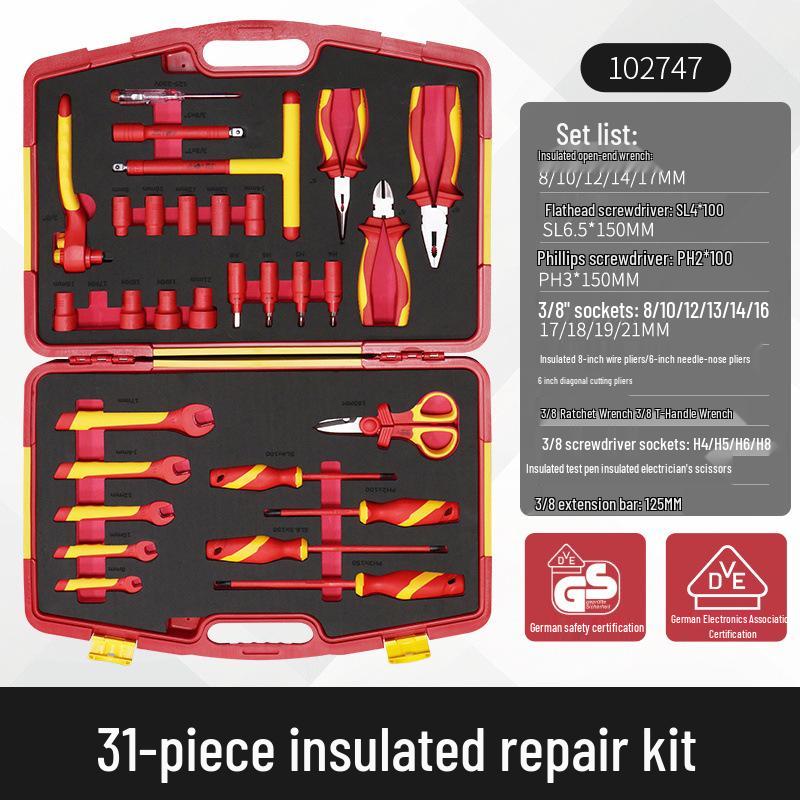 Pioneering Industrial-Grade Auto Repair Kit: Chrome Vanadium Steel Sockets & Ratchet Wrench Set for Mechanics