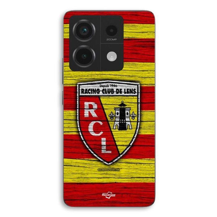 Coque de téléphone - MANIACASE - Xiaomi Redmi Note 13 Pro 5G - Silicone TPU - Souple - Jaune et rouge