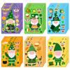 6 Pictures/pack of New High-value DIY St. Patrick's Day Stickers