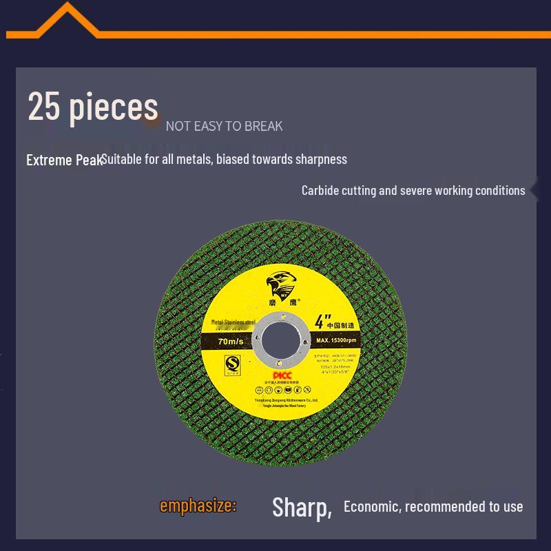 

4-Inch Stainless Steel Grinding & Cutting Wheel for Angle Grinder