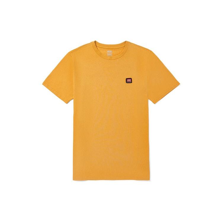(WMNS) Vans Alphabet Pattern Printing Short Sleeve Yellow Women s VN0A4MNC50X M
